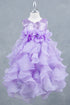 Girls Elegant Sequin & Ruffle Gown 2-14